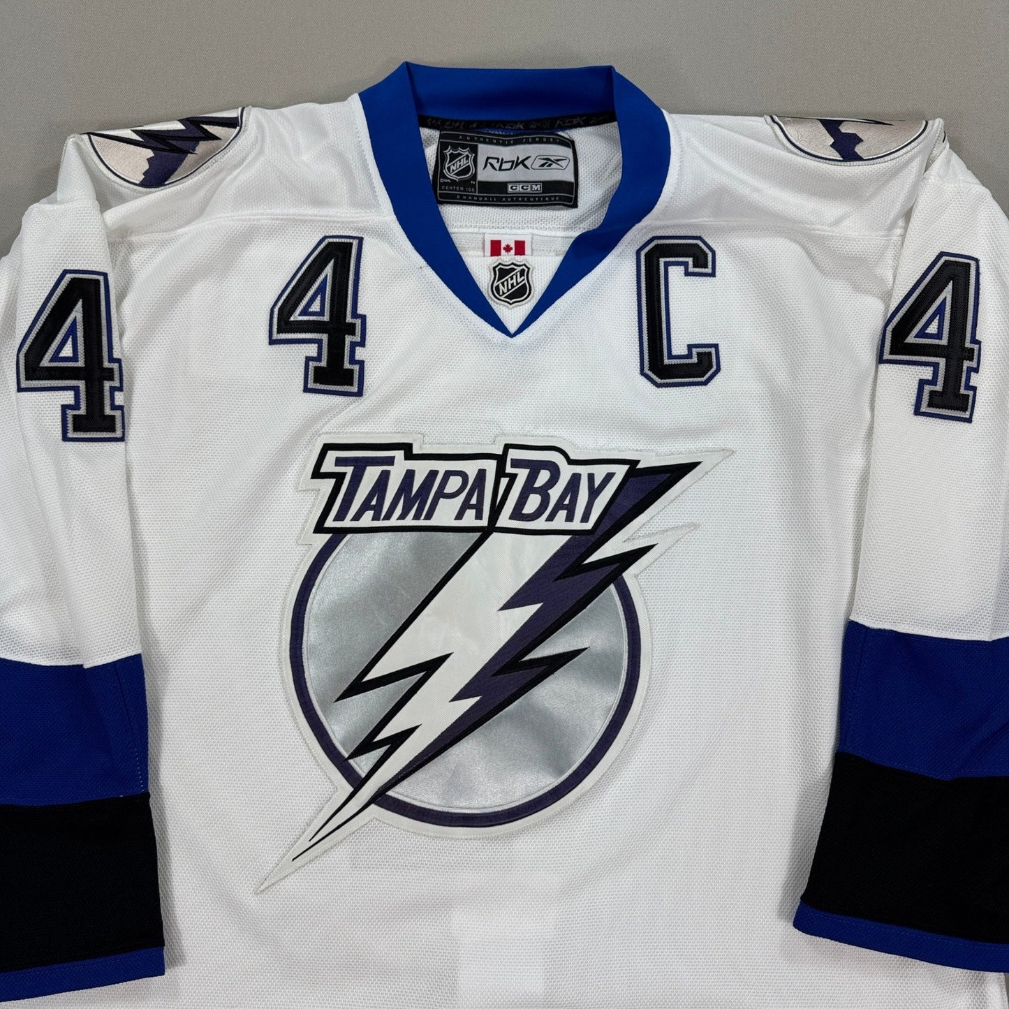 Vincent Lecavalier #4 Tampa Bay Lightning NHL Hockey Jersey Reebok CCM Size 50