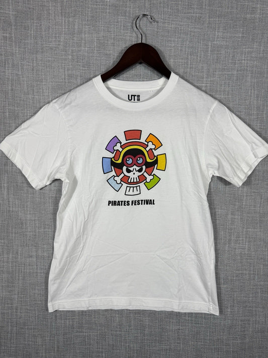 UT Uniqlo Mens T Shirt Black One Piece Graphic Short Sleeve Size  XS Cotton