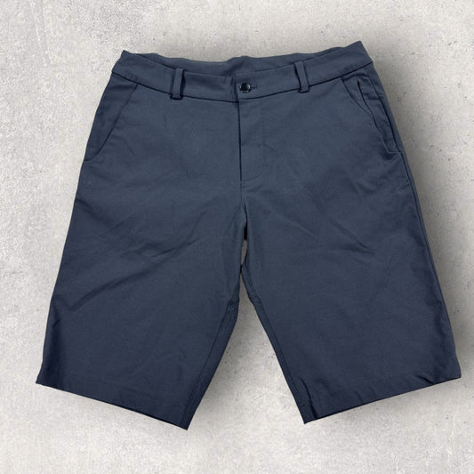 Lululemon Athletica Commission Shorts mens Size 34 Black Warpstreme Classic Fit