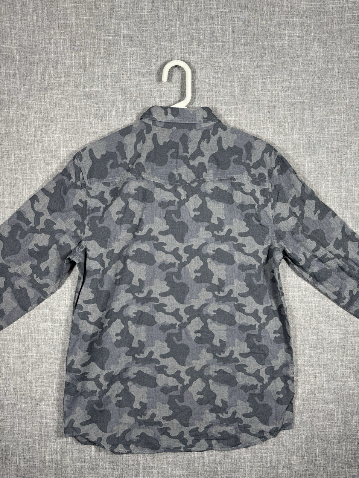 BUFFALO DAVID BITTON Camo Shirt Long Sleeve Sz Large Button Up New Msrp $99