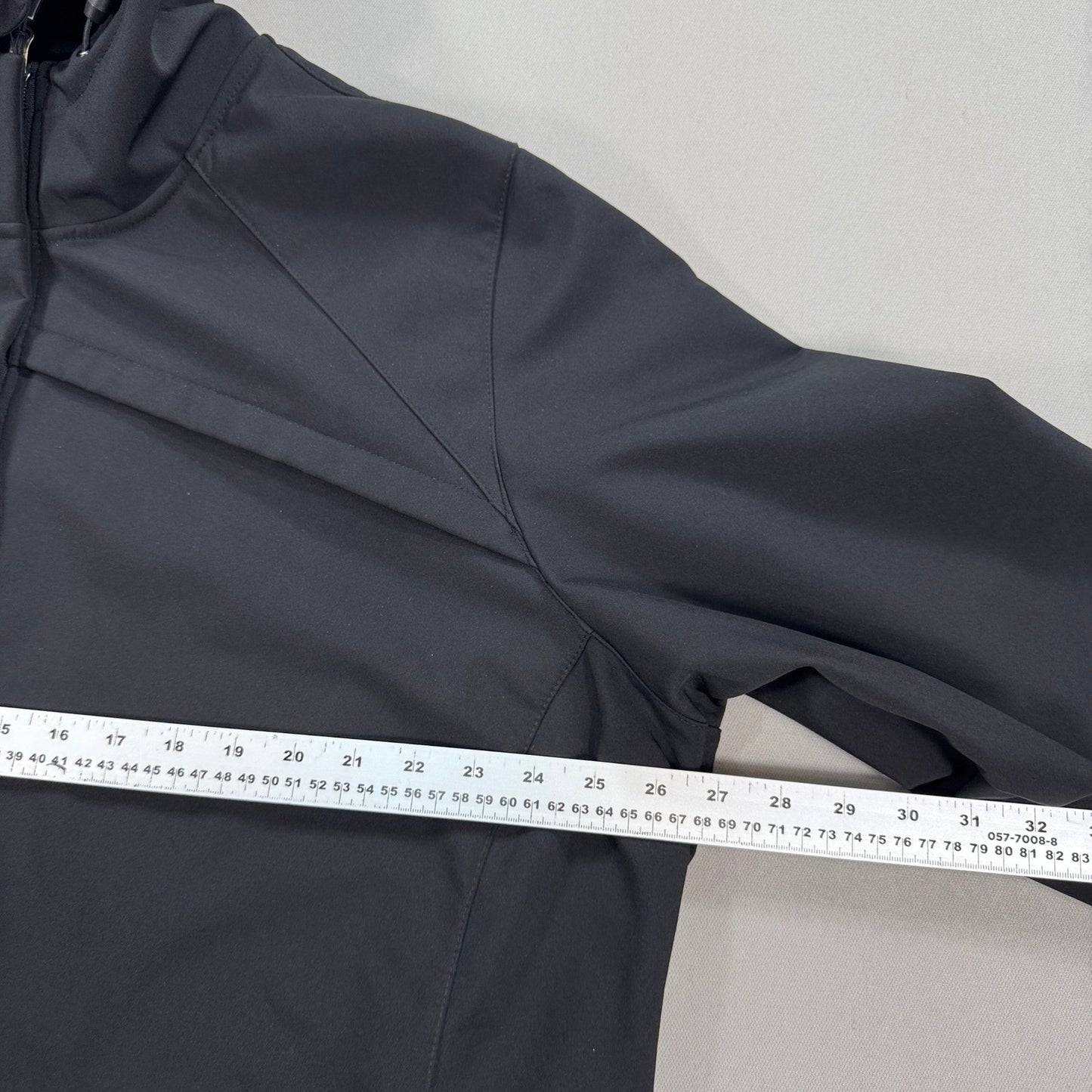 New Balance Softshell Jacket Womens 3XLT Black Hooded Full Zip Windbreaker Coat