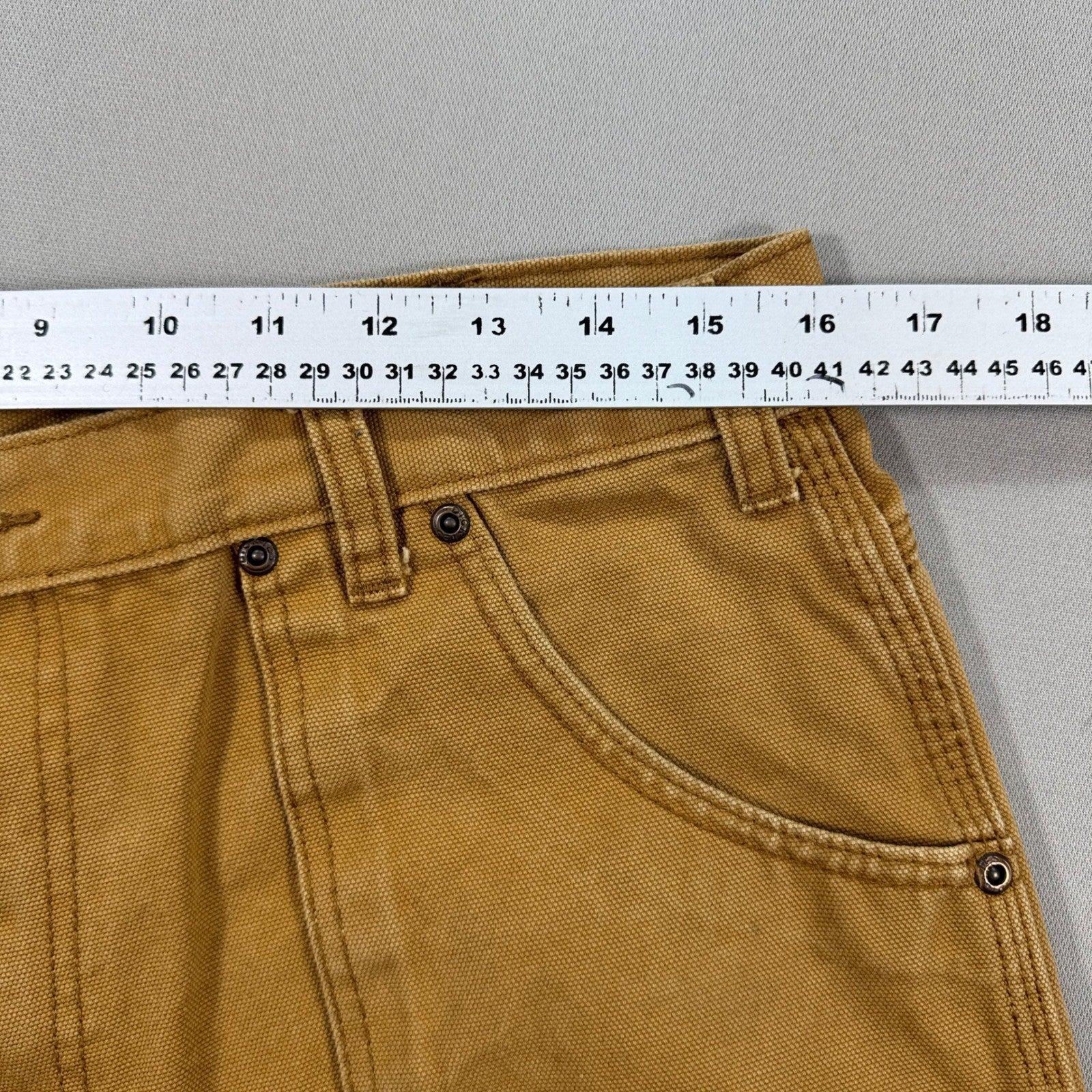 Dickies Carpenter Pants Double Knee Workwear Mens 34x34 Tan Relaxed Fit Straight