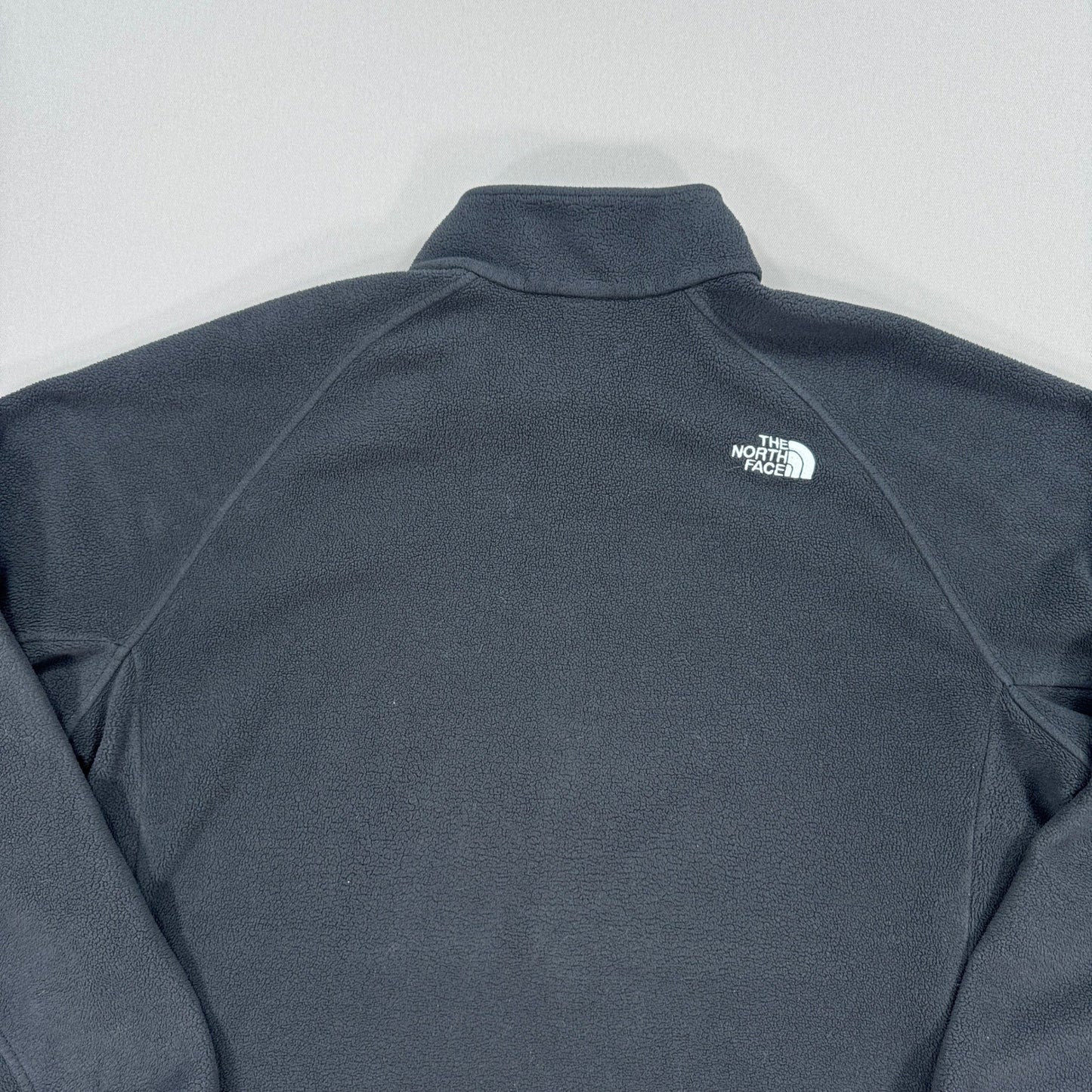 The North Face Khumbu Jacket mens 2XL Gray Full Zip Fleece Sweater Black