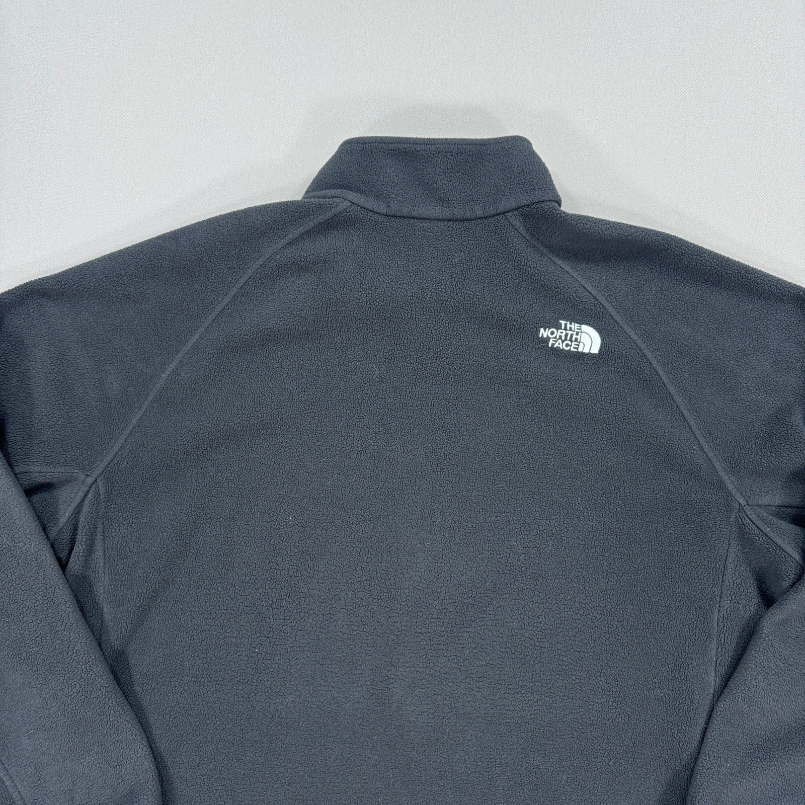 The North Face Khumbu Jacket mens 2XL Gray Full Zip Fleece Sweater Black