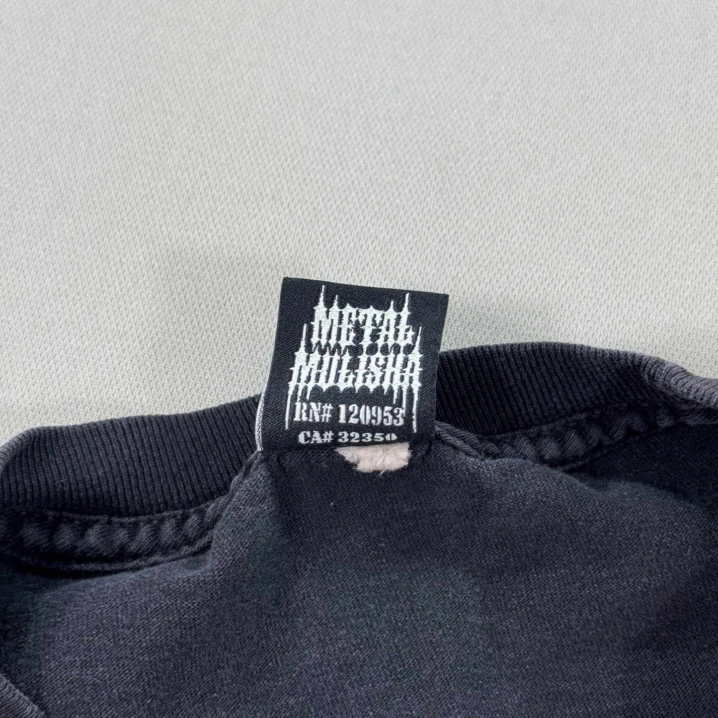 Vintage Metal Mulisha Graphic T-Shirt Mens XL Black Tee Y2K - Faded