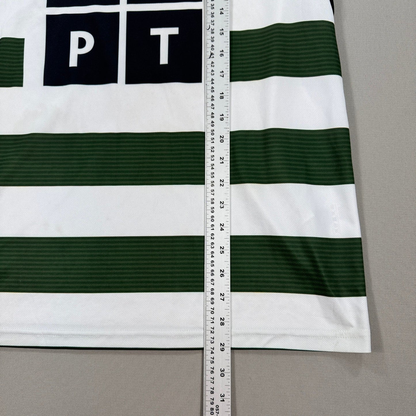 Sporting Portugal mens XL Gilbertson Jersey Reebok Football Soccer Green White