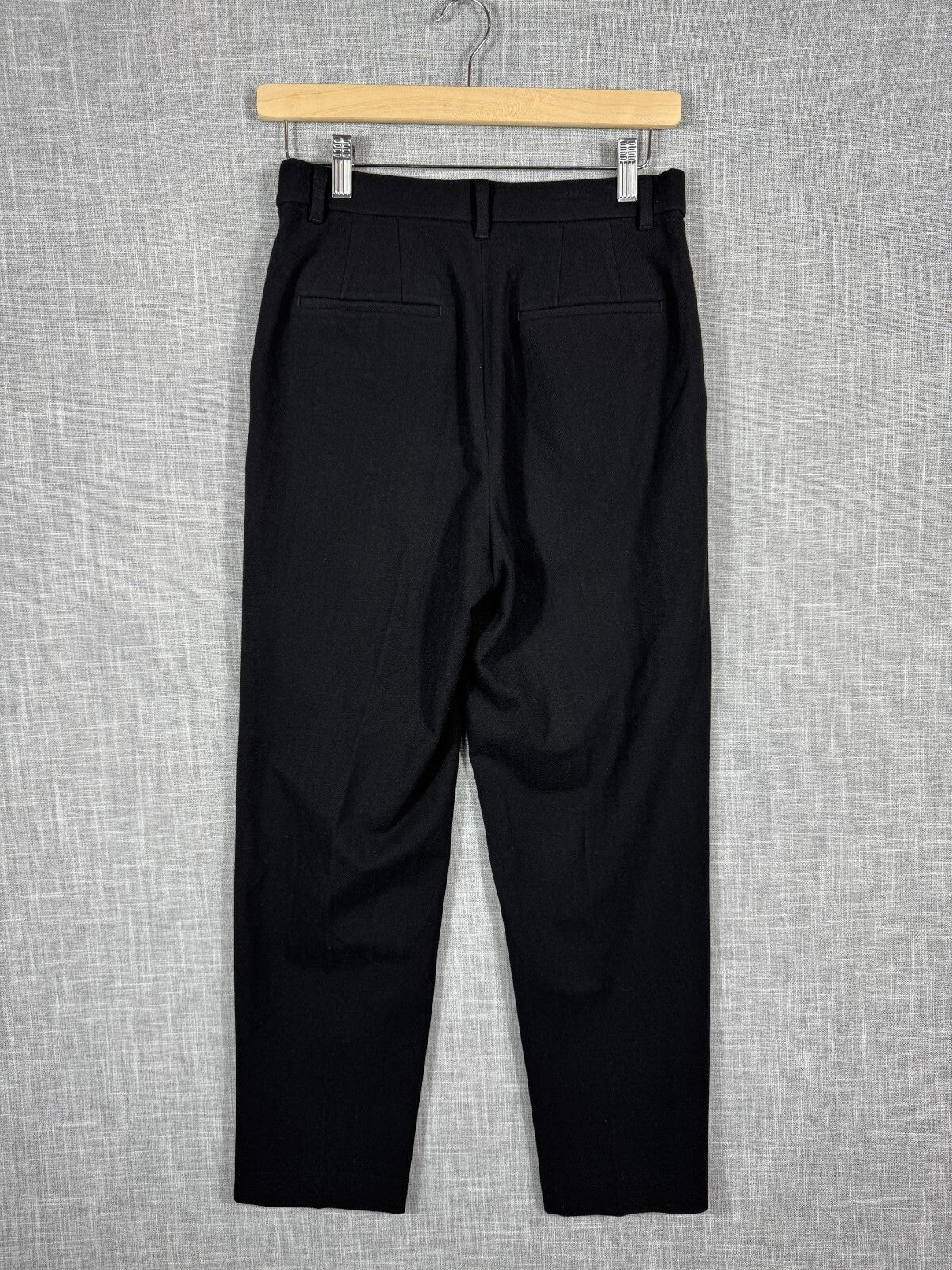 Uniqlo Womens Suit Trousers Large Black Polyester - Rayon Spandex Dress Pants