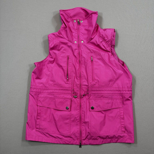 Lauren Ralph Lauren Womens 2XL Hot Pink Zip Up Vest Sleeveless Activerwear