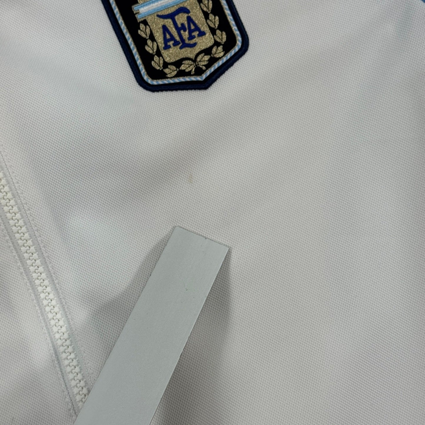 Adidas Team Argentina Track Jacket AFA mens Large Blue White Trefoil Full Zip