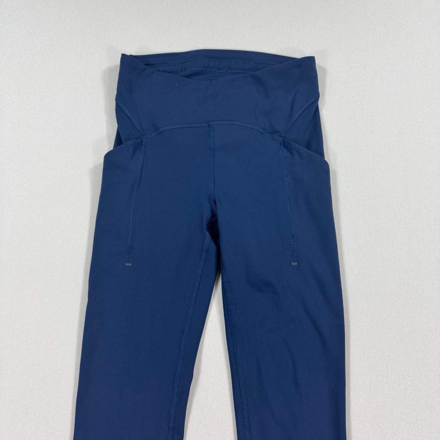 Lululemon Align High Rise Leggings Womens Size 4 Navy Blue Yoga Pants Pockets