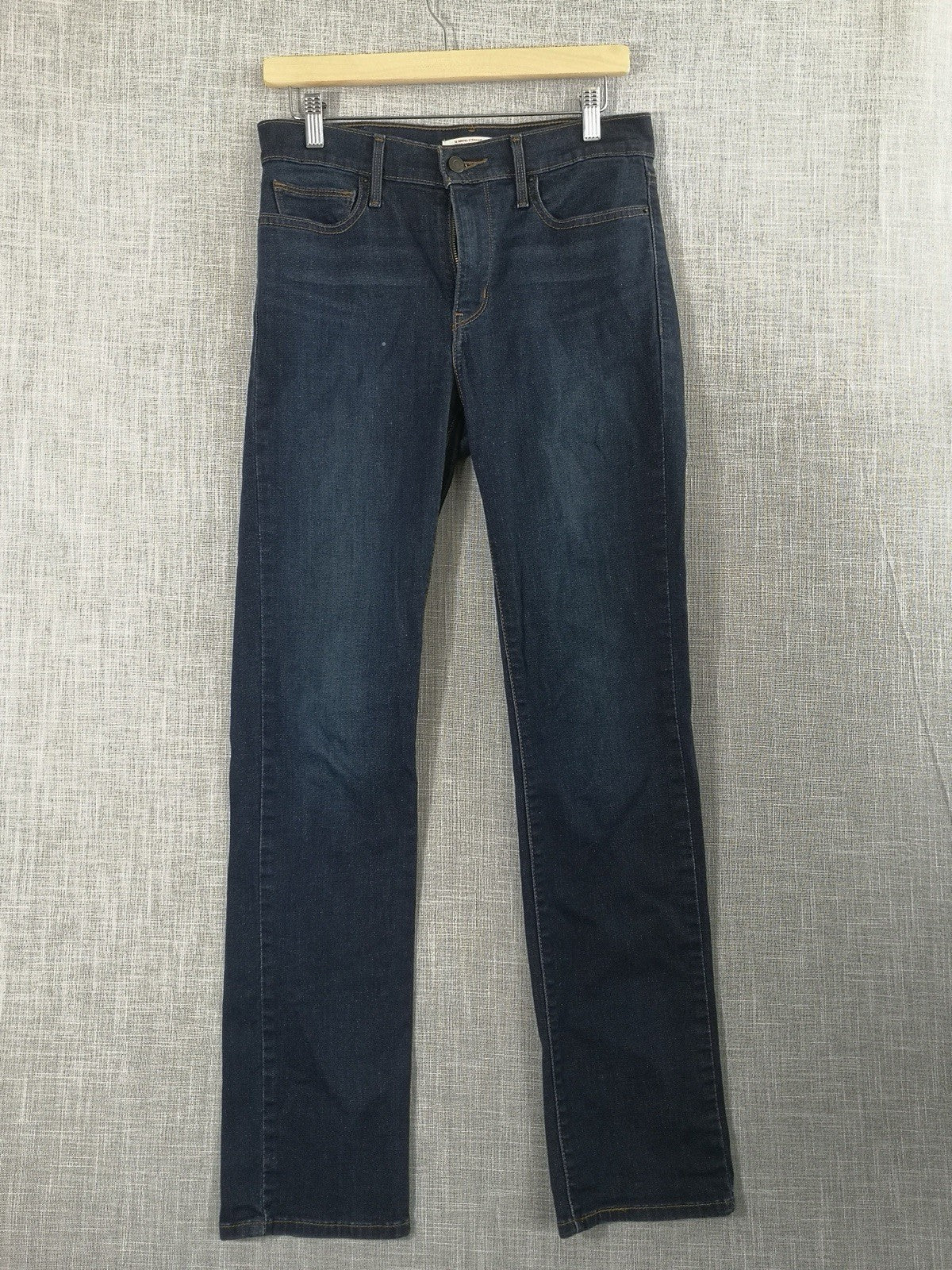 Levi Strauss Slimming Straight Dark Blue Jeans Mens 29x32