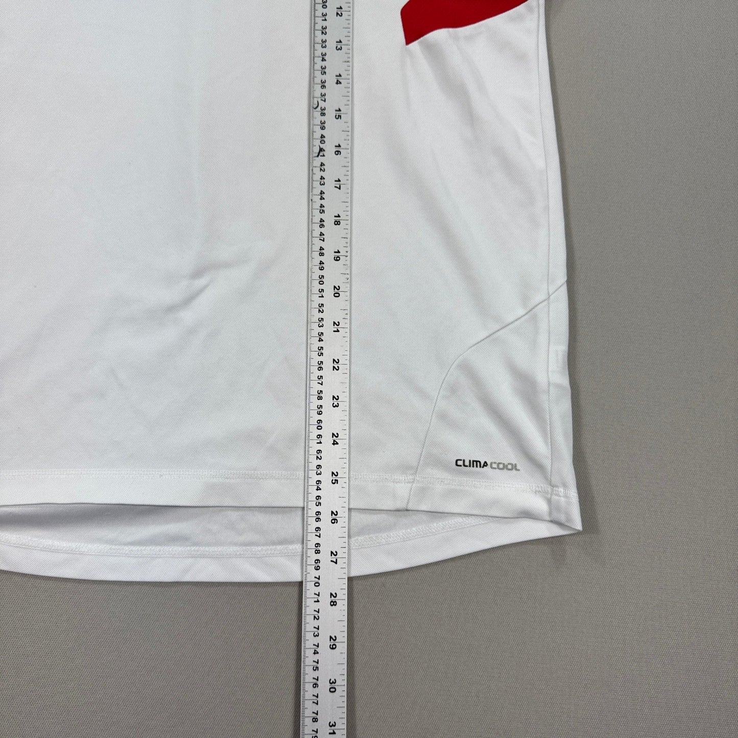 Adidas Toronto FC Soccer Jersey Polo Shirt mens Size Small White Red