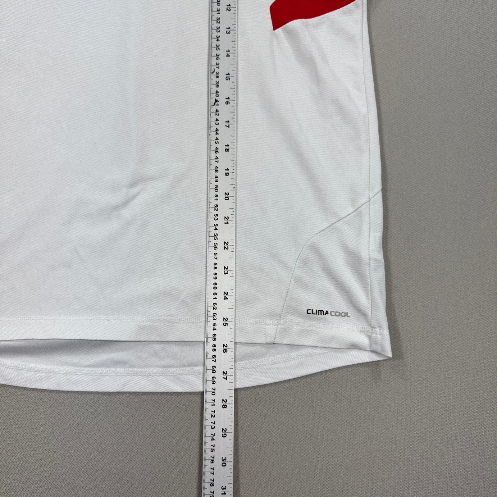 Adidas Toronto FC Soccer Jersey Polo Shirt mens Size Small White Red