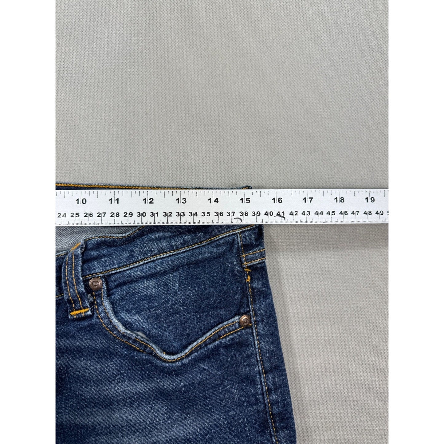 NUDIE Jeans Co. Jeans mens 32x32 Denim Tight Long John Org Calm Blue