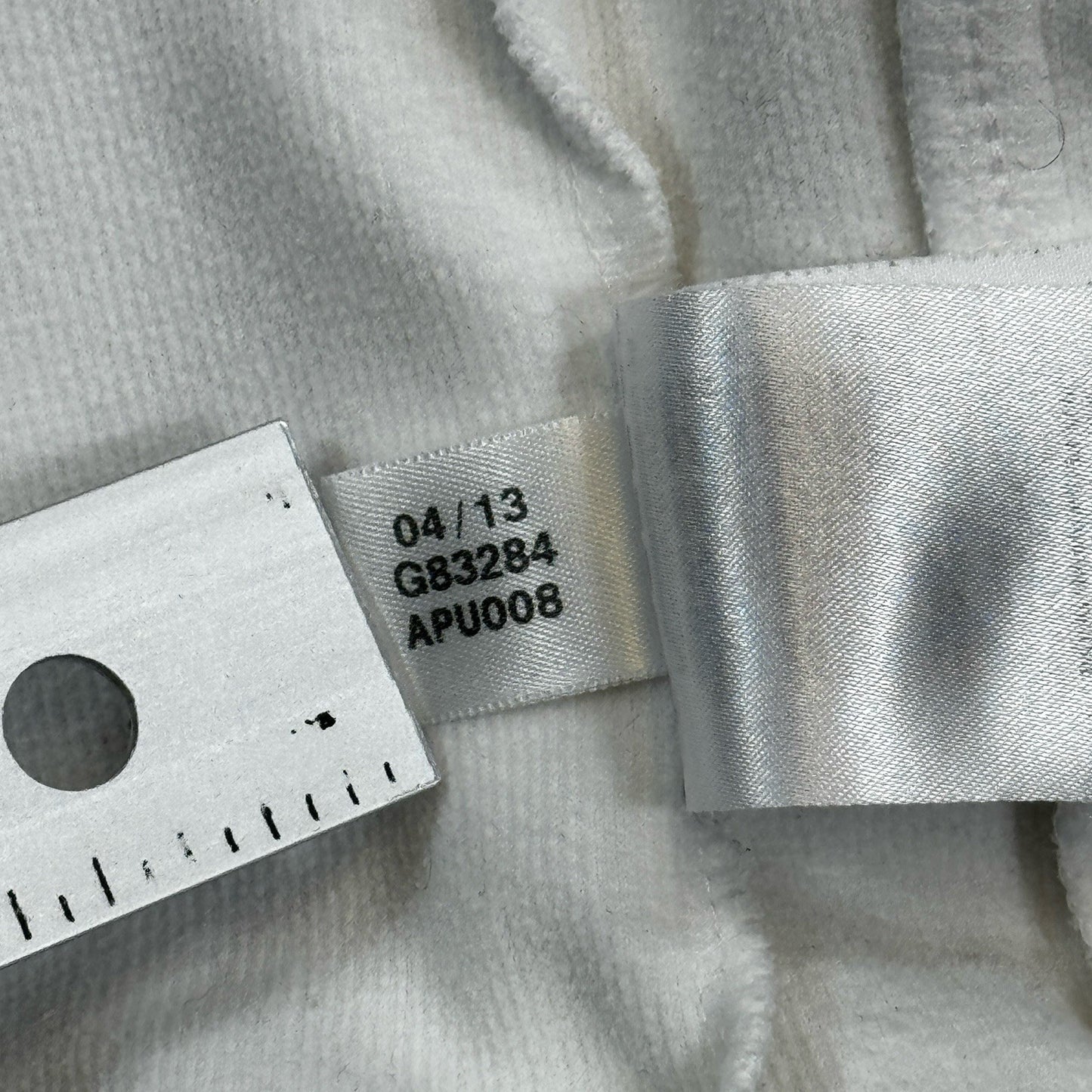 Adidas Real Madrid 2013/14 Anthem Jacket mens Small White Training Top Full Zip