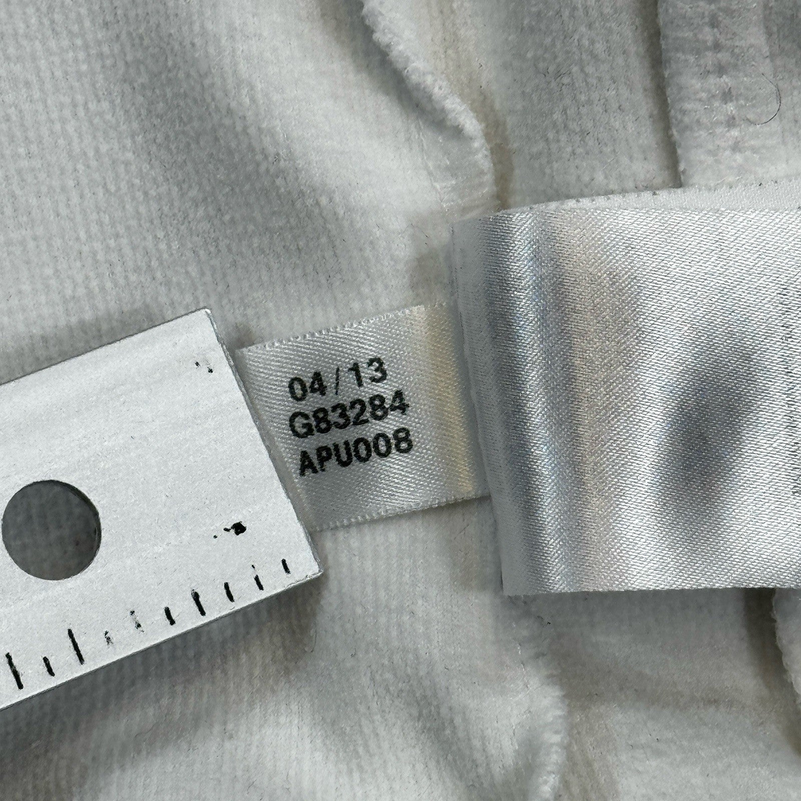 Adidas Real Madrid 2013/14 Anthem Jacket mens Small White Training Top Full Zip