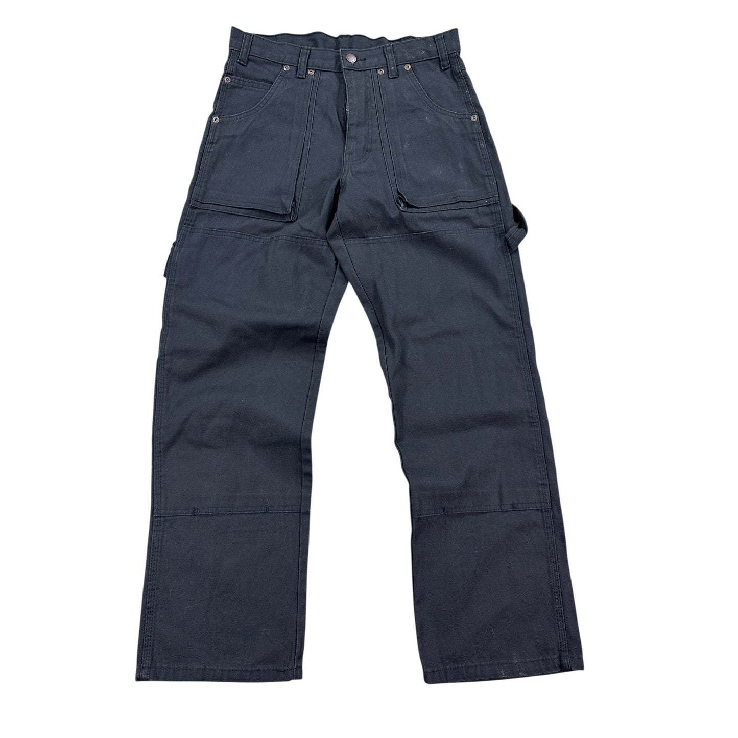 NWT Dickies Logger Pants Relaxed Fit Double Knee Men's 30x30 Black Straight Leg