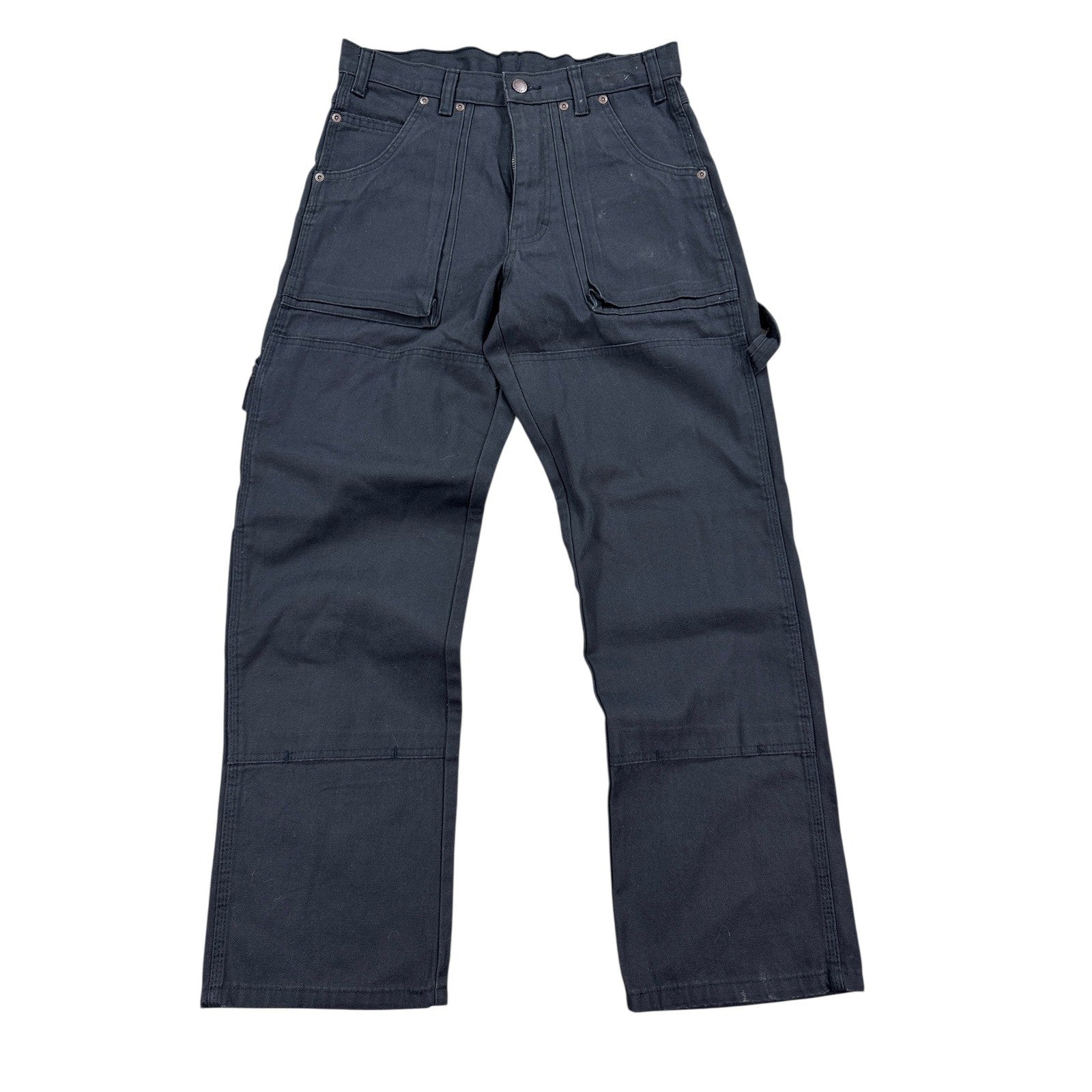 NWT Dickies Logger Pants Relaxed Fit Double Knee Men's 30x30 Black Straight Leg