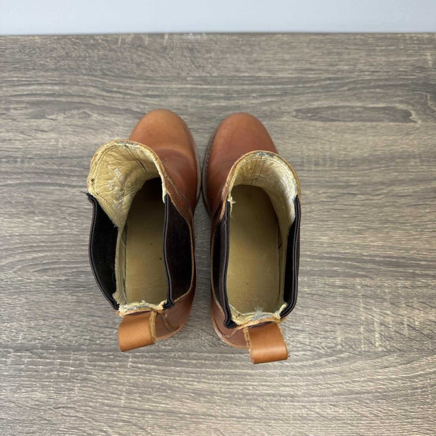 Red Wing Harriet Boots Womens 7.5B Pecan Boundary Brown Leather Heeled Ankle