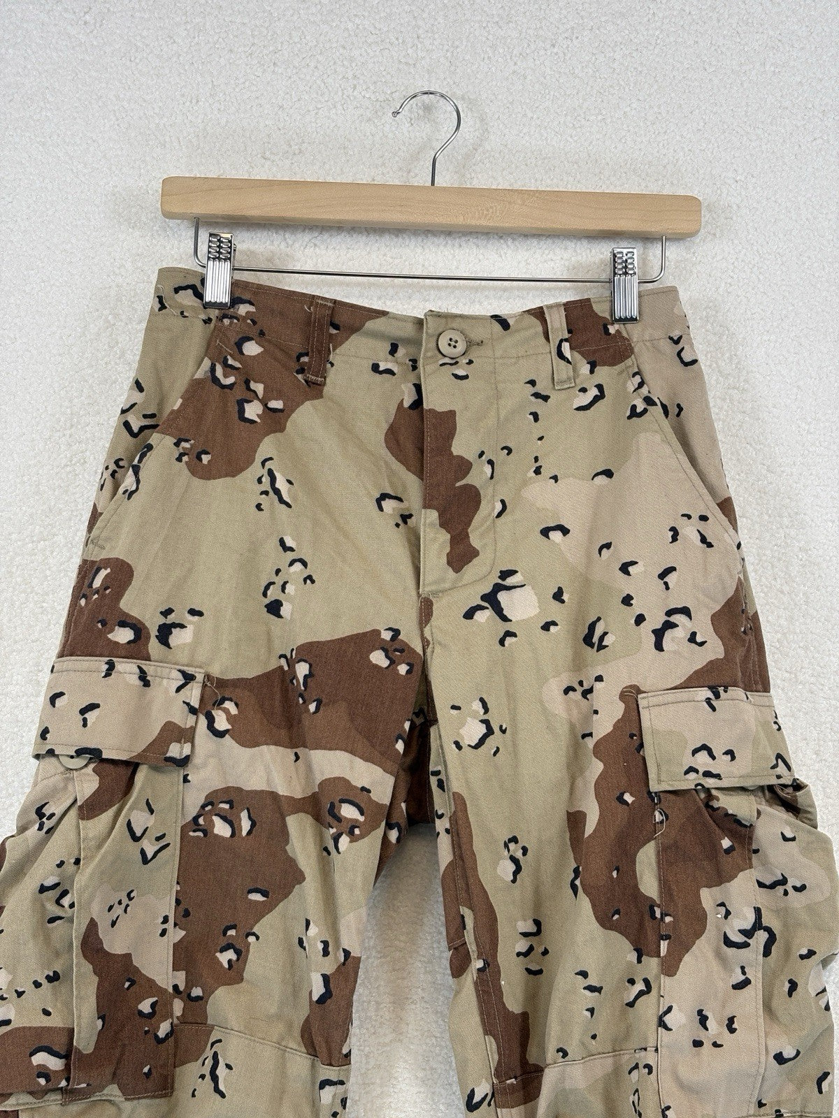USA Desert Storm Camo Cargo Pants Mens XS Regular Military Pants