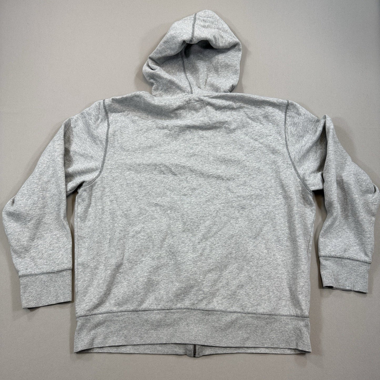 VTG Aeropostale Y2K Hoodie Jacket mens XL Gray Full Zip Fleece