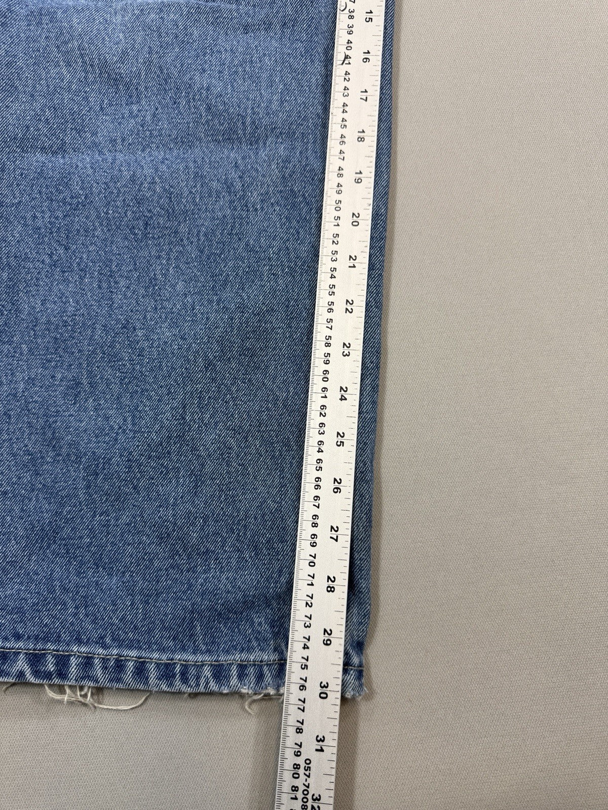 VTG Baggy Levi's Original Jeans Orange Tab Mens 36x32 Blue Denim Distressed