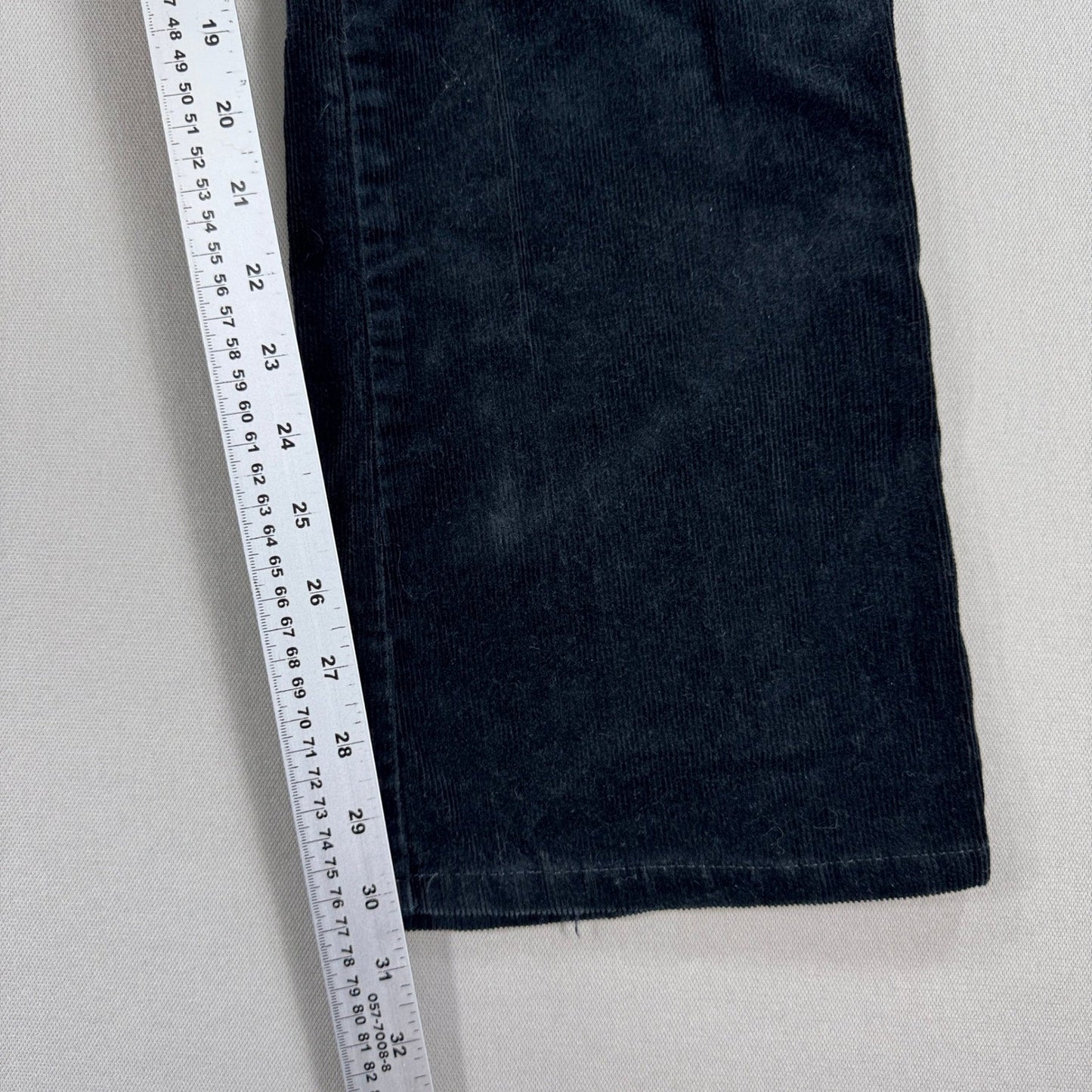 Ralph Lauren Sport Corduroy Pants Women's Size 8 Black Bootcut Stretch Classic