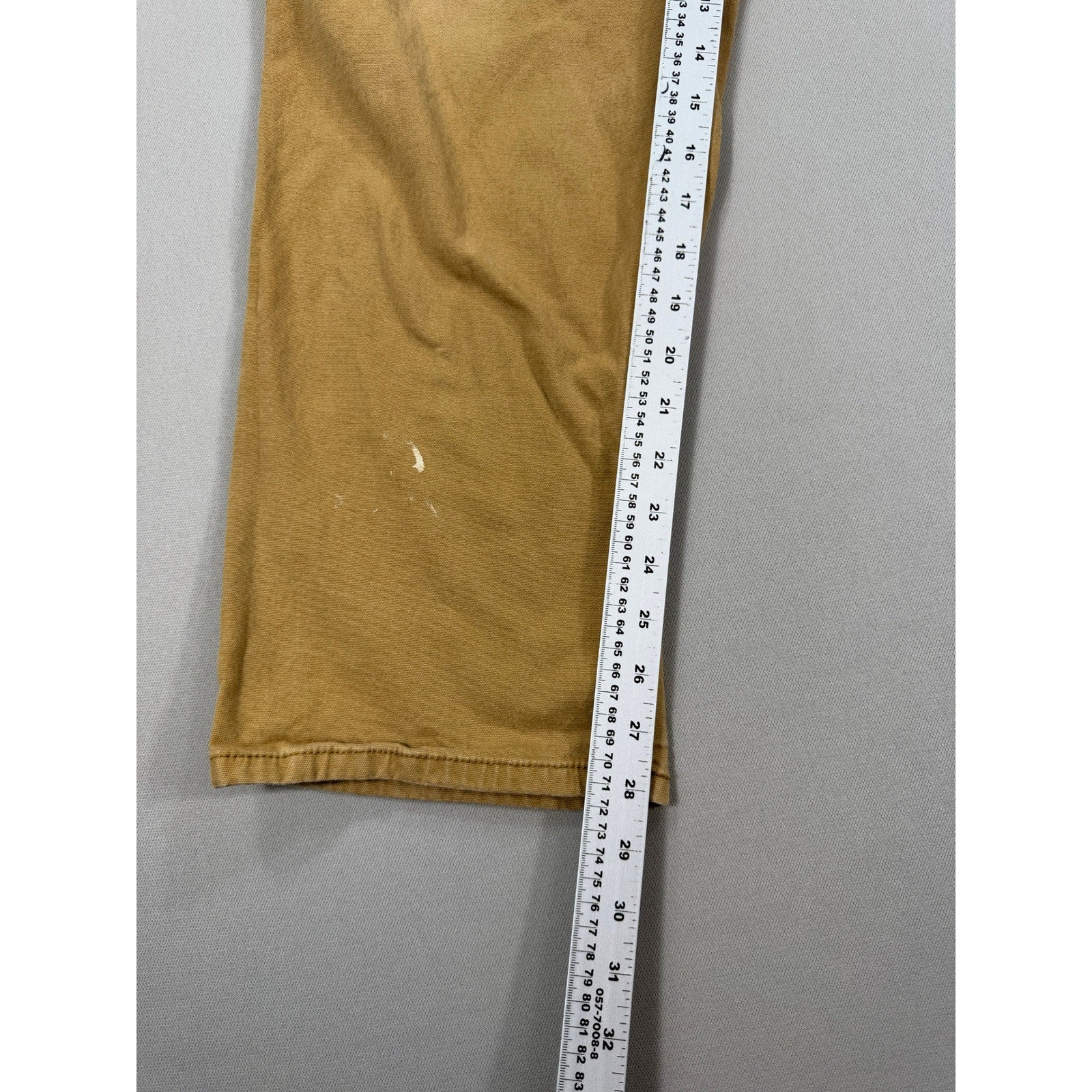 Carhartt Carpenter Work Pants Rugged Flex Relaxed Fit mens 38x30 Brown Canvas