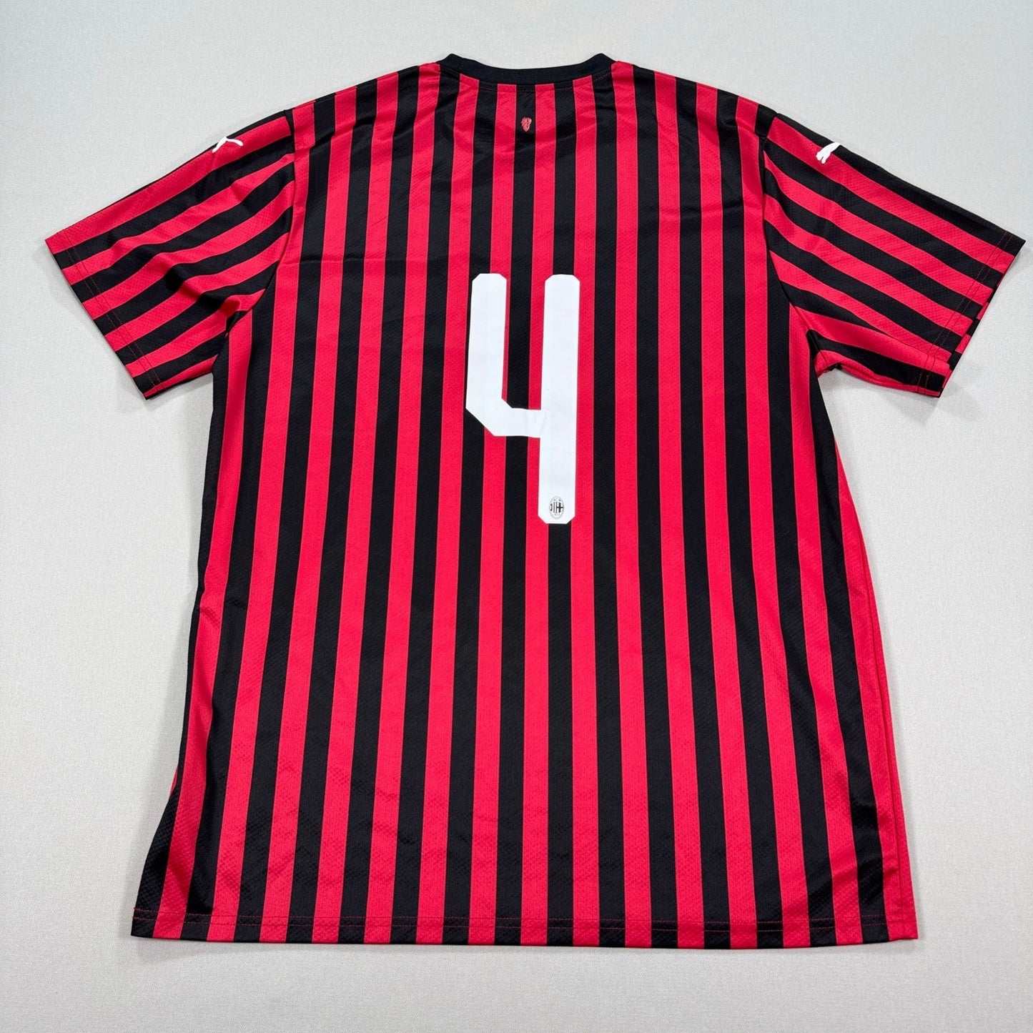 AC Milan Puma Fly Emirates Soccer Jersey mens 3XL Striped Football Home Shirt