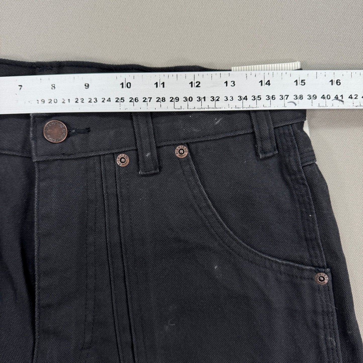 NWT Dickies Logger Pants Relaxed Fit Double Knee Men's 30x30 Black Straight Leg