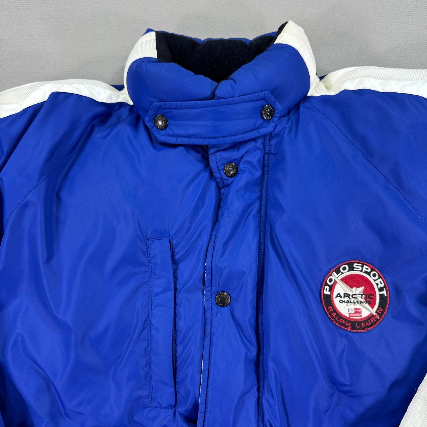 Vintage Arctic Challenge Coat Polo Sport Ralph Lauren Goose Down Mens XL Puffer