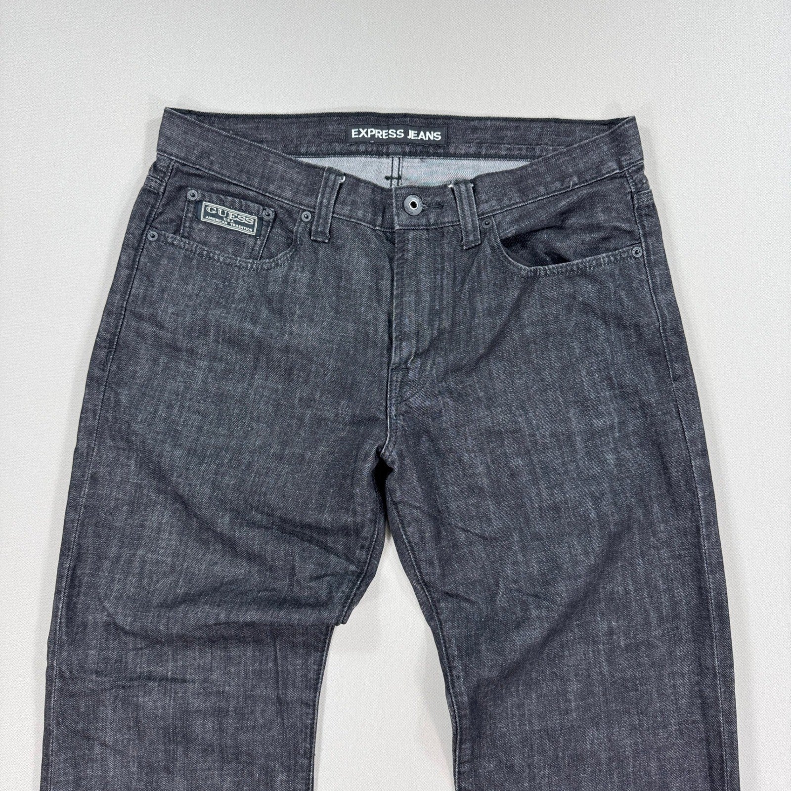 Y2K Guess Express Jeans mens 33x32 Guess Lightweight Stretch Baggy