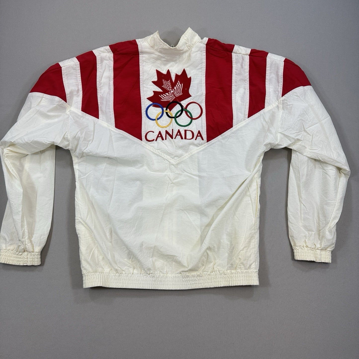 VTG 90s Adidas Jacket Canadian 1992 Olympics Barcelona mens Large