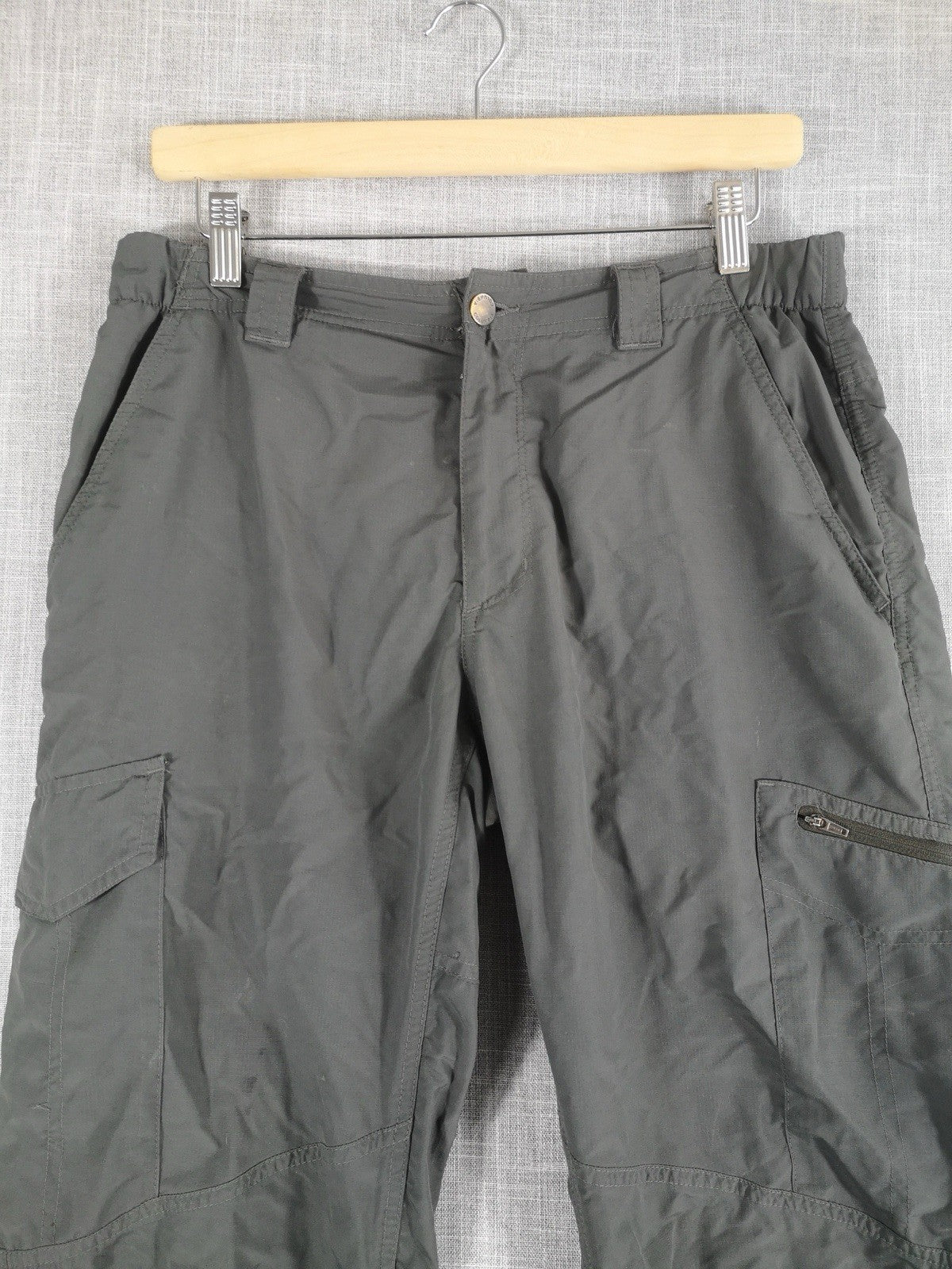 Columbia Sportswear Cargo Pants Performance Flex Gray Straight Mens 32x34