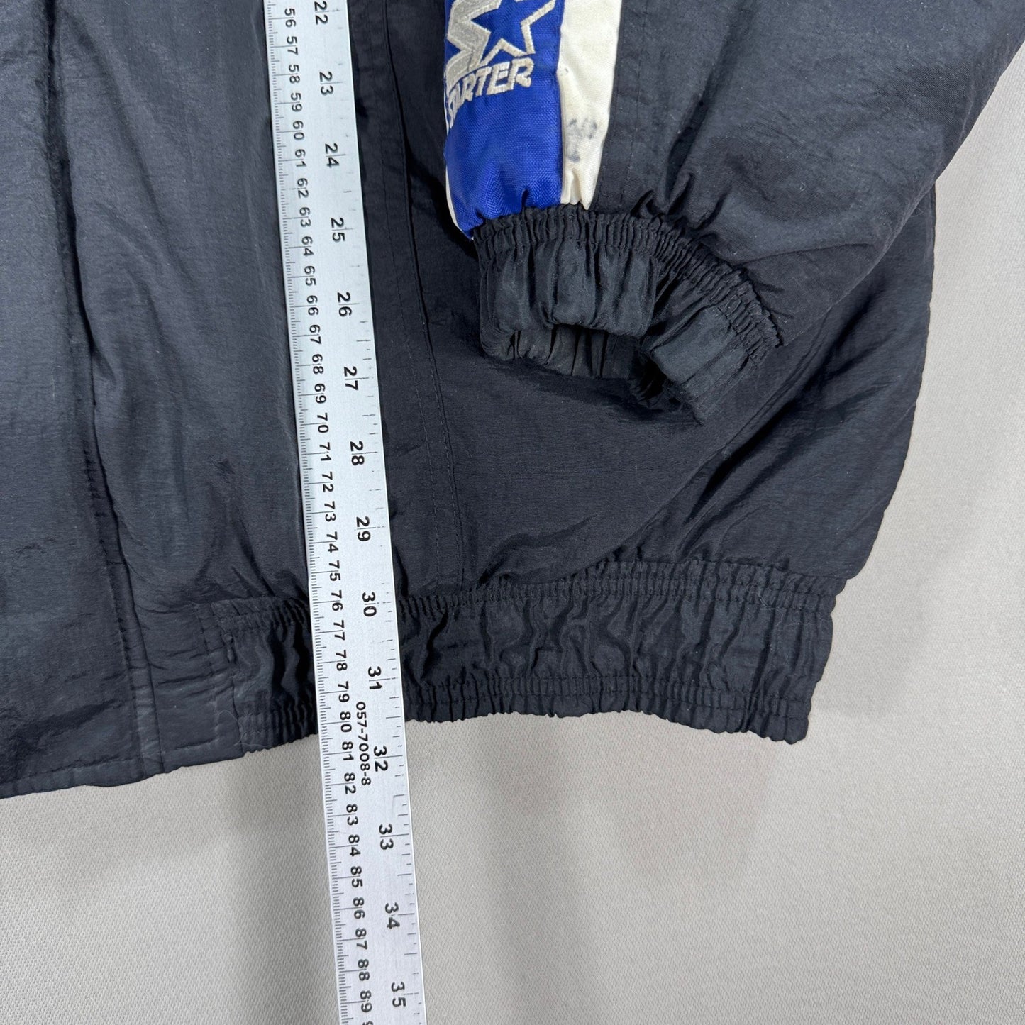 Vintage 90s Starter Jacket Pro Line Budweiser Superbowl XXXll 1998 mens XL