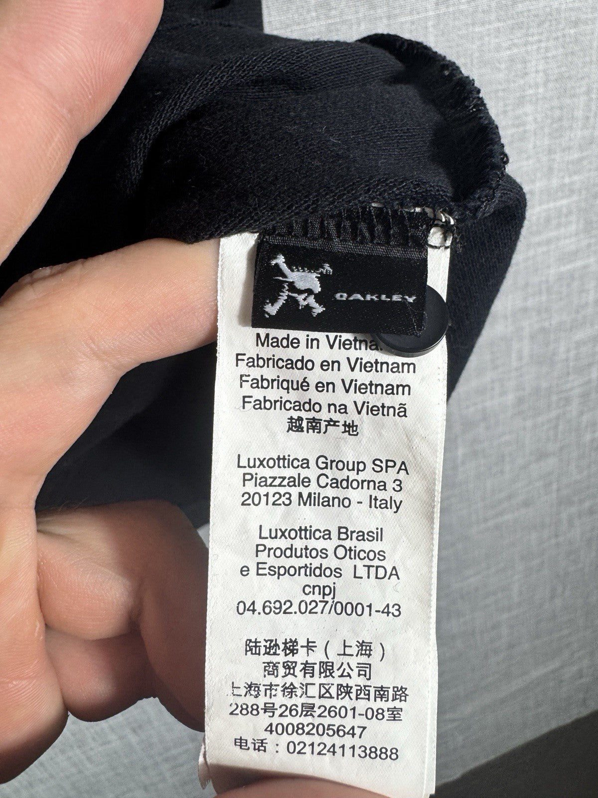 Oakley Long Sleeve Center O Shirt Collared Size XL Regular Fit