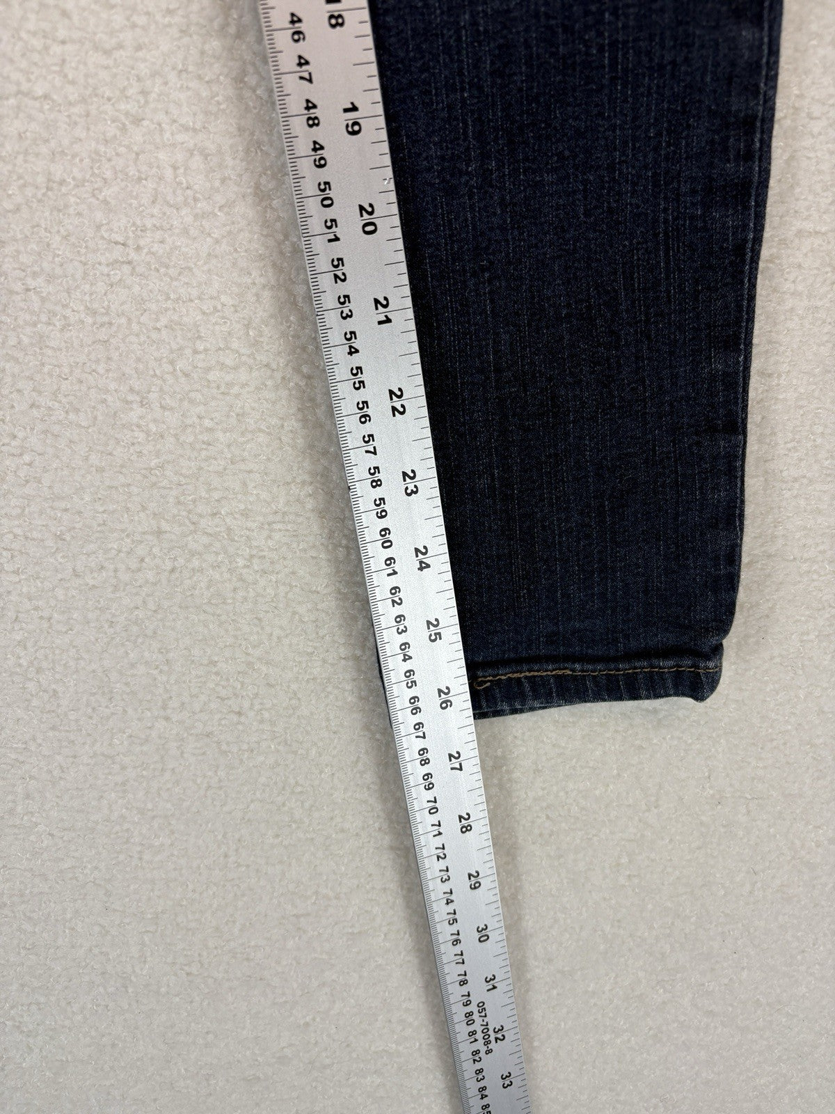 Levi's Skinny Straight Leg Blue Denim Jeans Womens 28x26