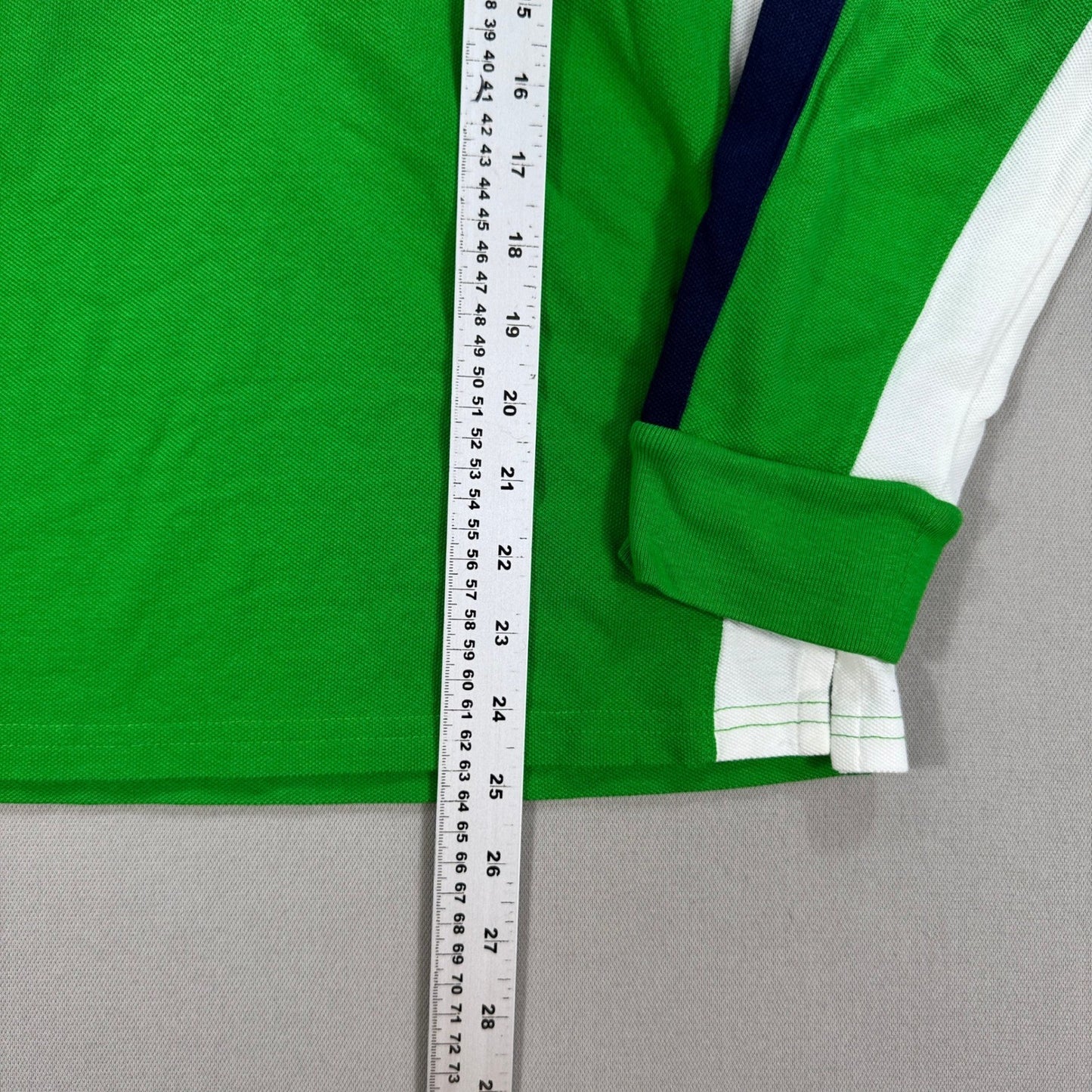 Polo Ralph Lauren Polo Shirt Mens XL Youth Green Small Pony Long Sleeve Pullover