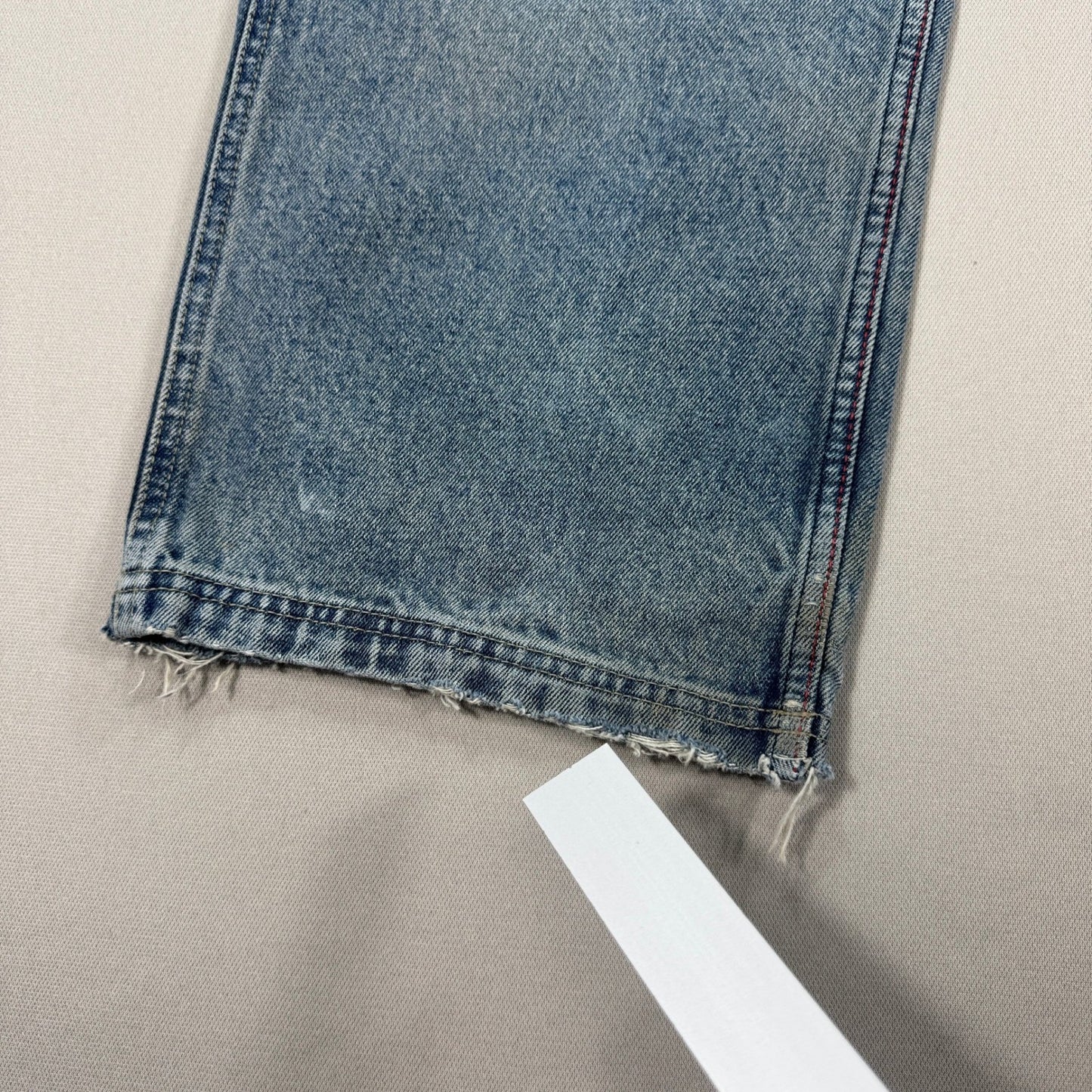 Ecko Unltd. Carpenter Jeans mens Sz 34 Denim Cargo Pockets Baggy Distressed Y2K