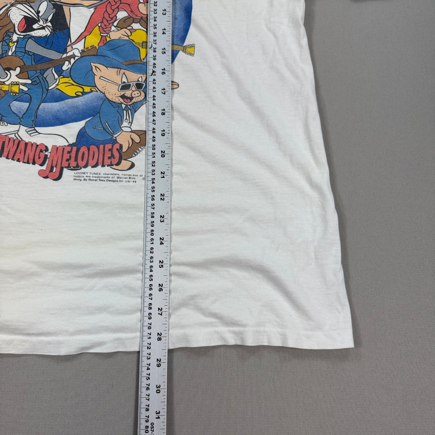 VTG 90s Looney Tunes Country Tunes Torch & Twang Melodies Shirt Single Stitch XL