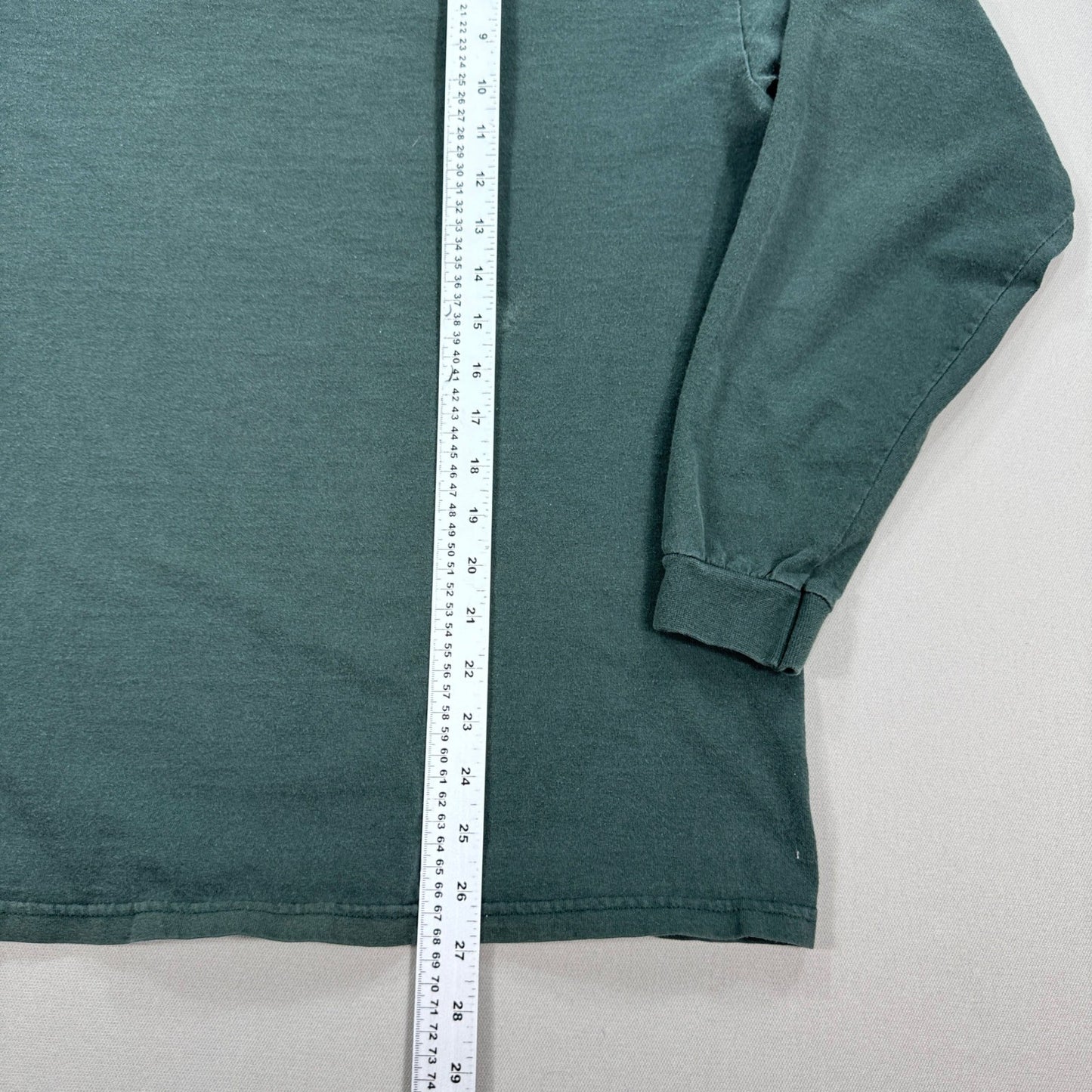 Vintage Y2K Nike Shirt mens Large Green Sage Center Swoosh Long Sleeve Pullover