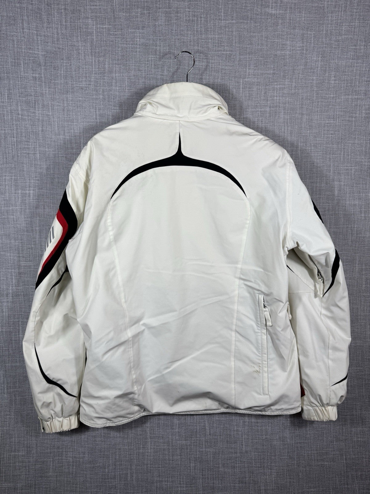 Vintage Descente Ski Snow Jacket Mens Ion Bodies Titan Thermo Airdrive White L