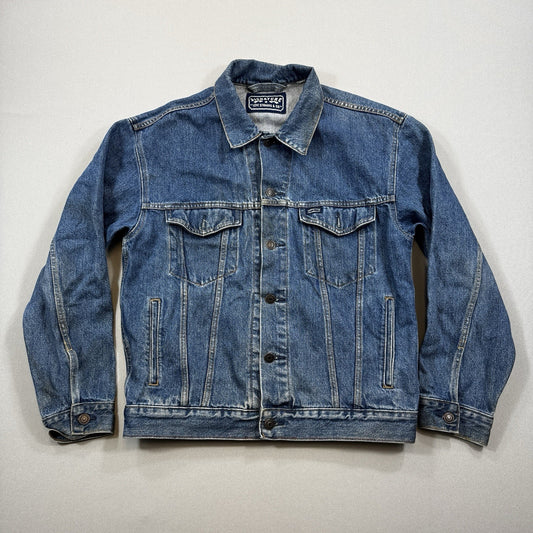 Levi's Signature C704 Jacket mens Medium Blue Denim Button