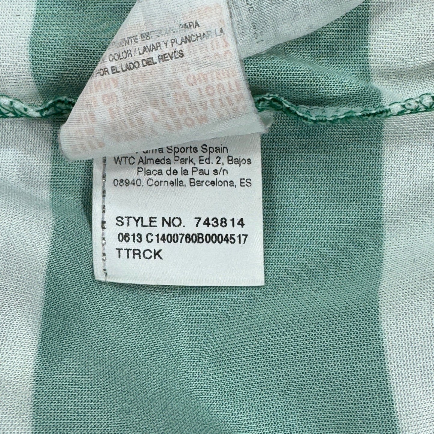 Puma Sporting Lisbon Soccer Jersey Portugal Super Bock mens 2XL Football Shirt