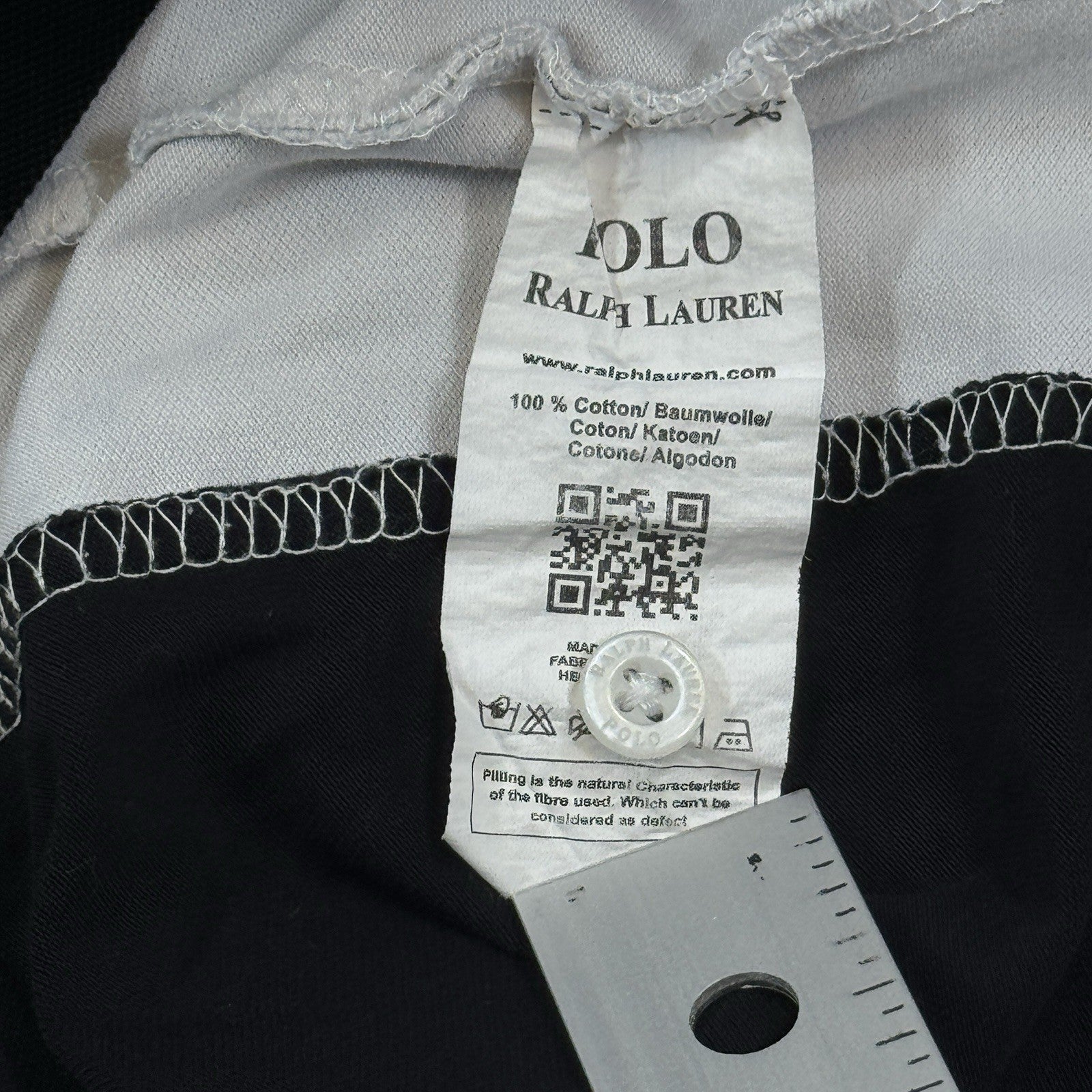 Polo Ralph Lauren Dubai Polo Shirt mens 2XL Black Custom Slim Big Pony Crest