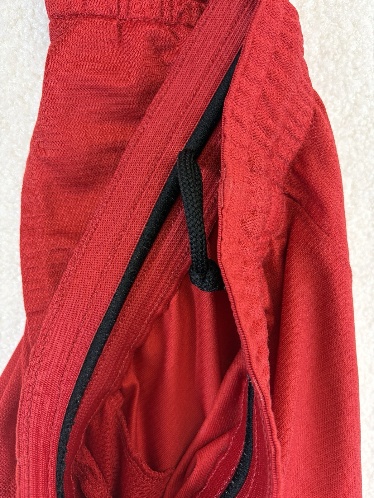 Nike Icon Dri Fit Athletic Sports Red Basketball Shorts Mens Medium