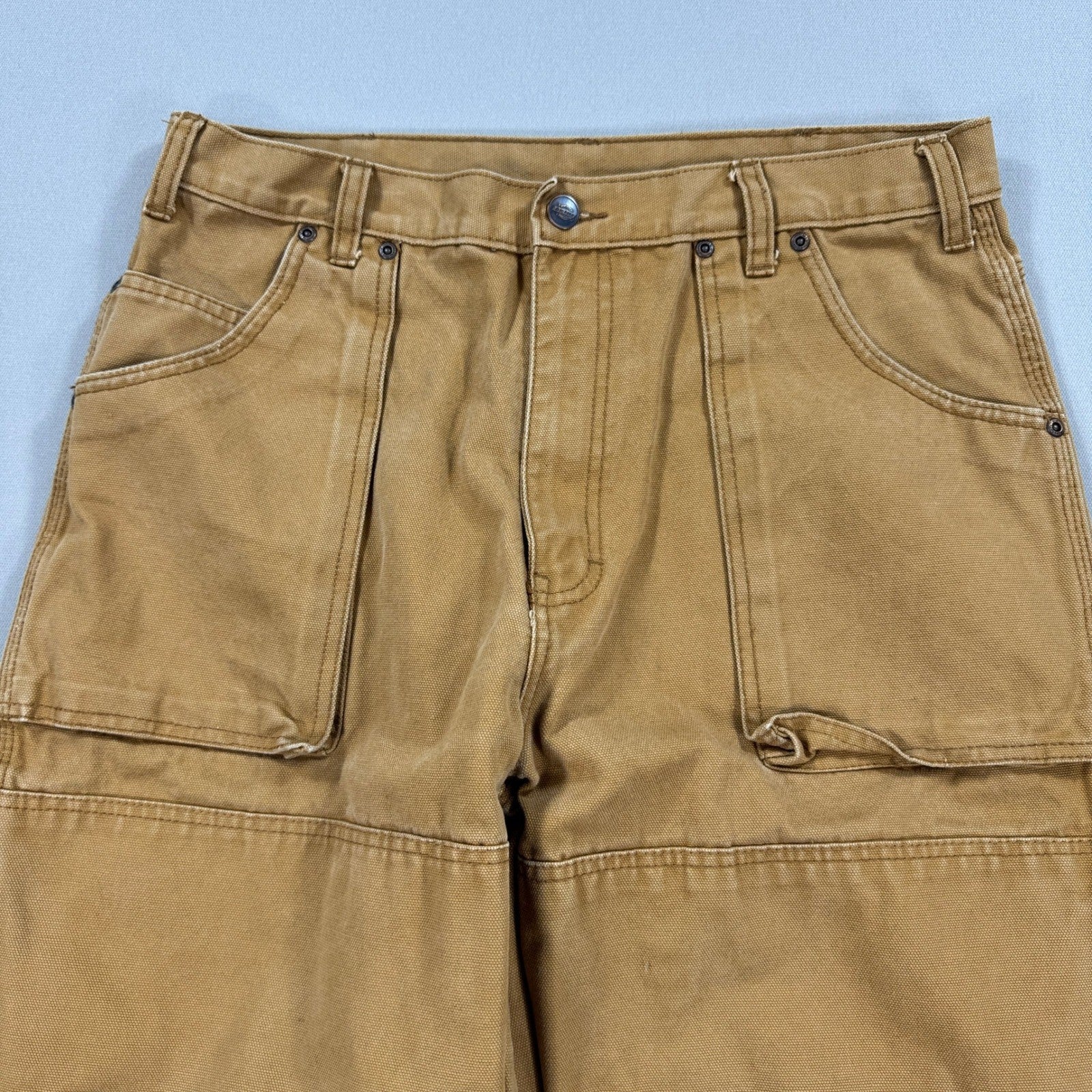 Dickies Carpenter Pants Double Knee Workwear Mens 34x34 Tan Relaxed Fit Straight