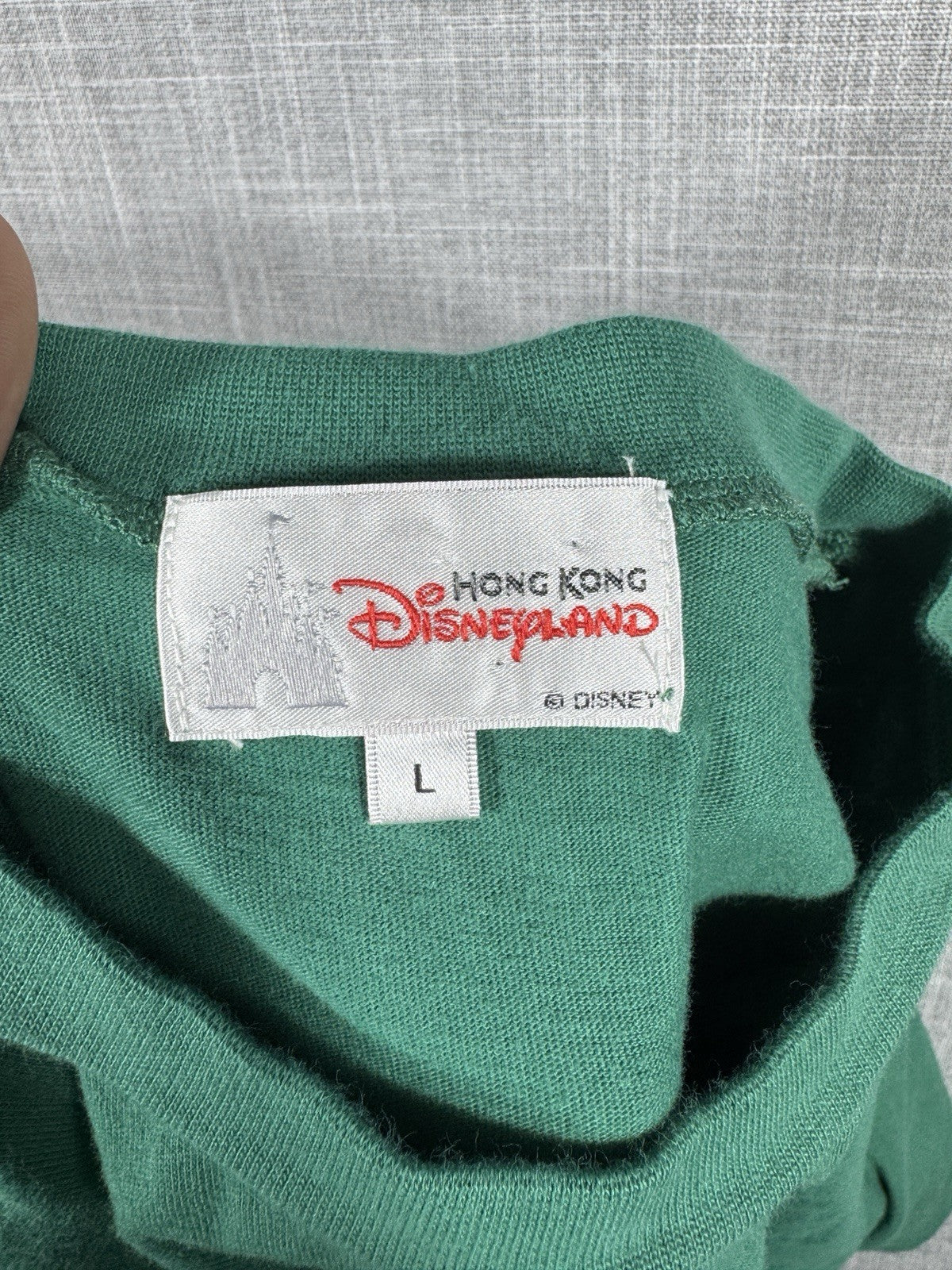 Tigger - "Safari Tigger" - Green Disney Shirt - "Animal Kingdom" Hong Kong Large