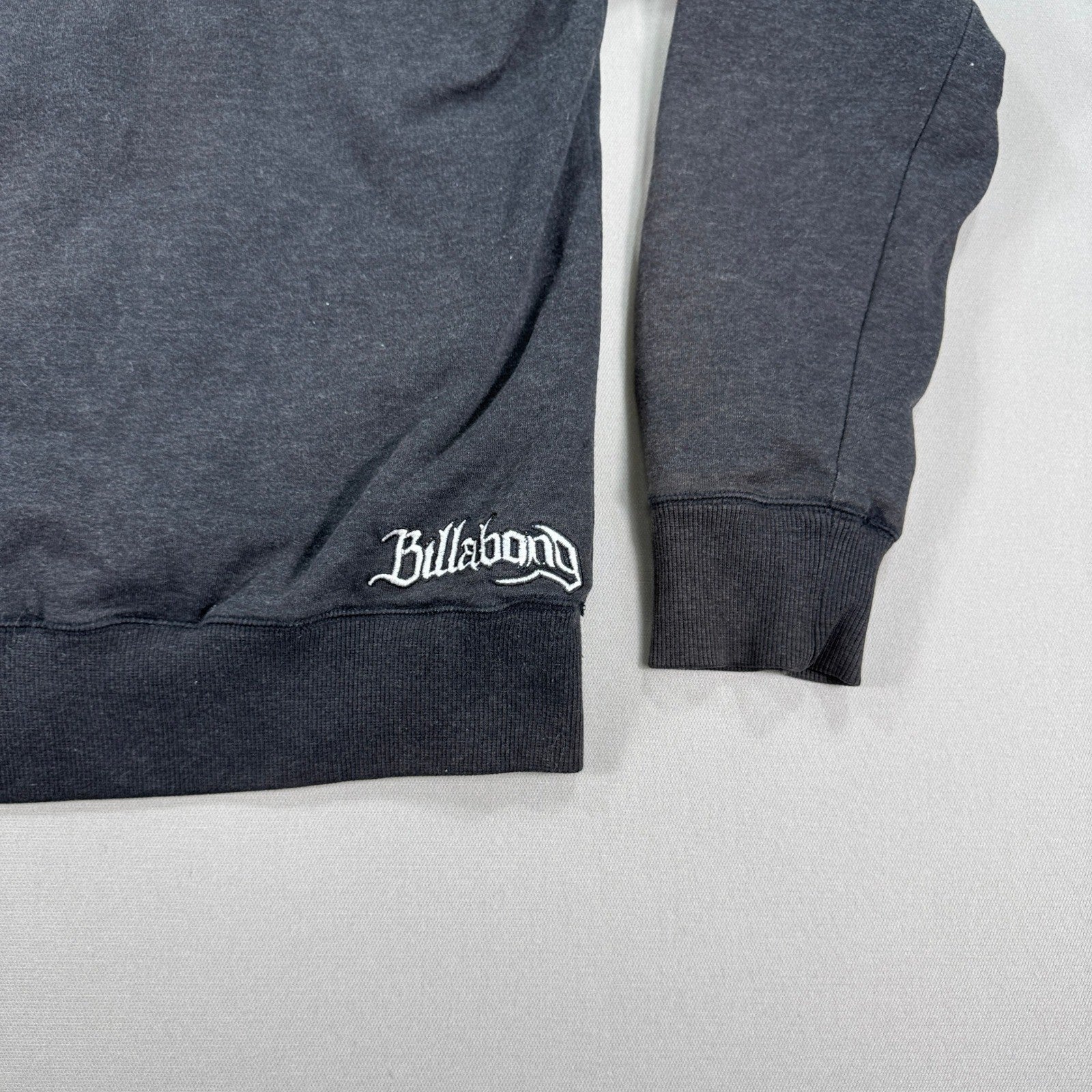 Vintage Billabong Hoodie Mens Large Grunge Graphic Logo Y2K Full Zip
