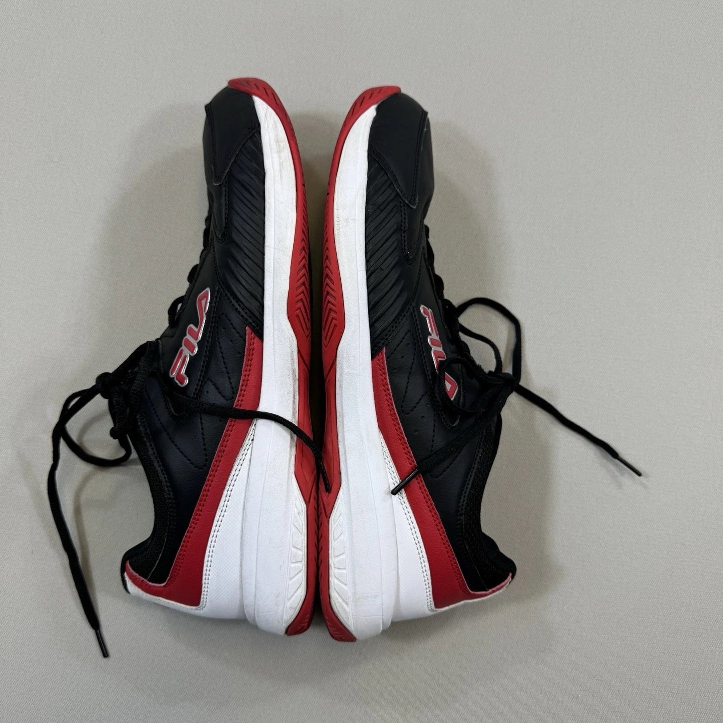 Fila Original Fitness mens Sz 13 White Red Black Sneakers Athletic Shoes Retro